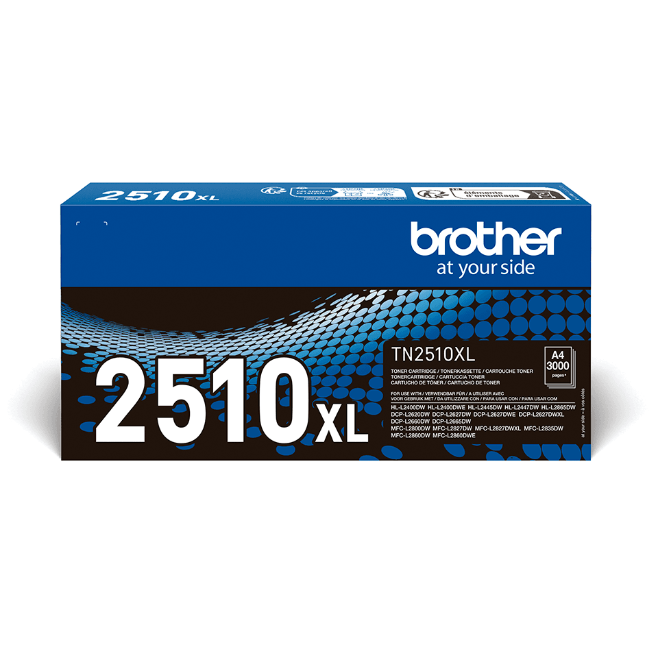 Tonerbild für Brother TN-2510XL Tonerkartusche - schwarz