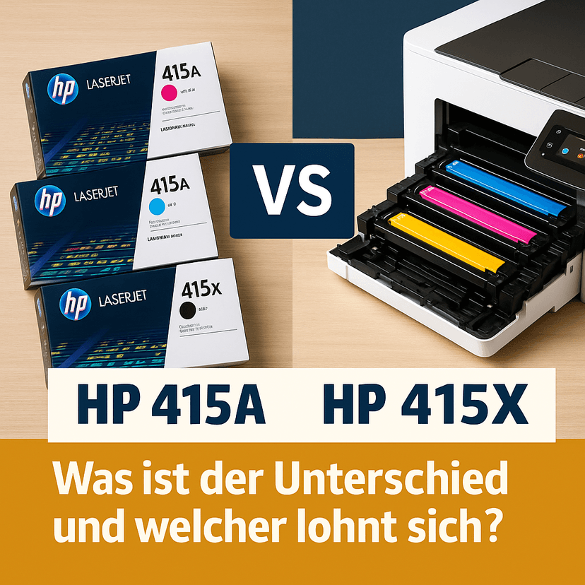 HP 415A vs. 415X – großer Vergleich (2025): Welcher Toner lohnt sich?