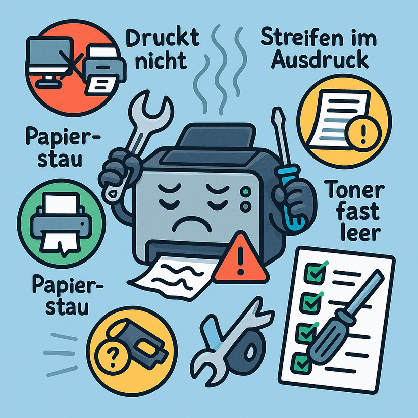 5 häufige Druckerprobleme und wie du sie selbst löst