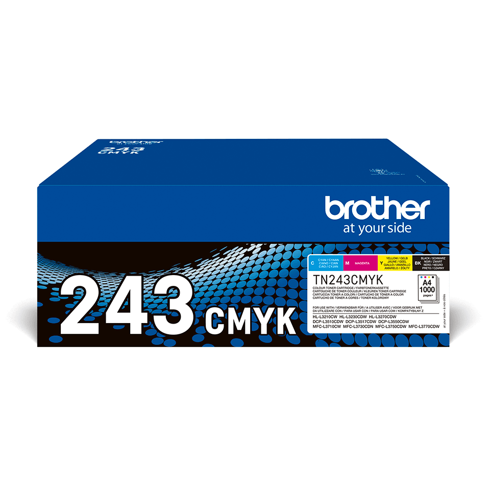 Tonerbild für Brother TN-243CMYK Value Pack