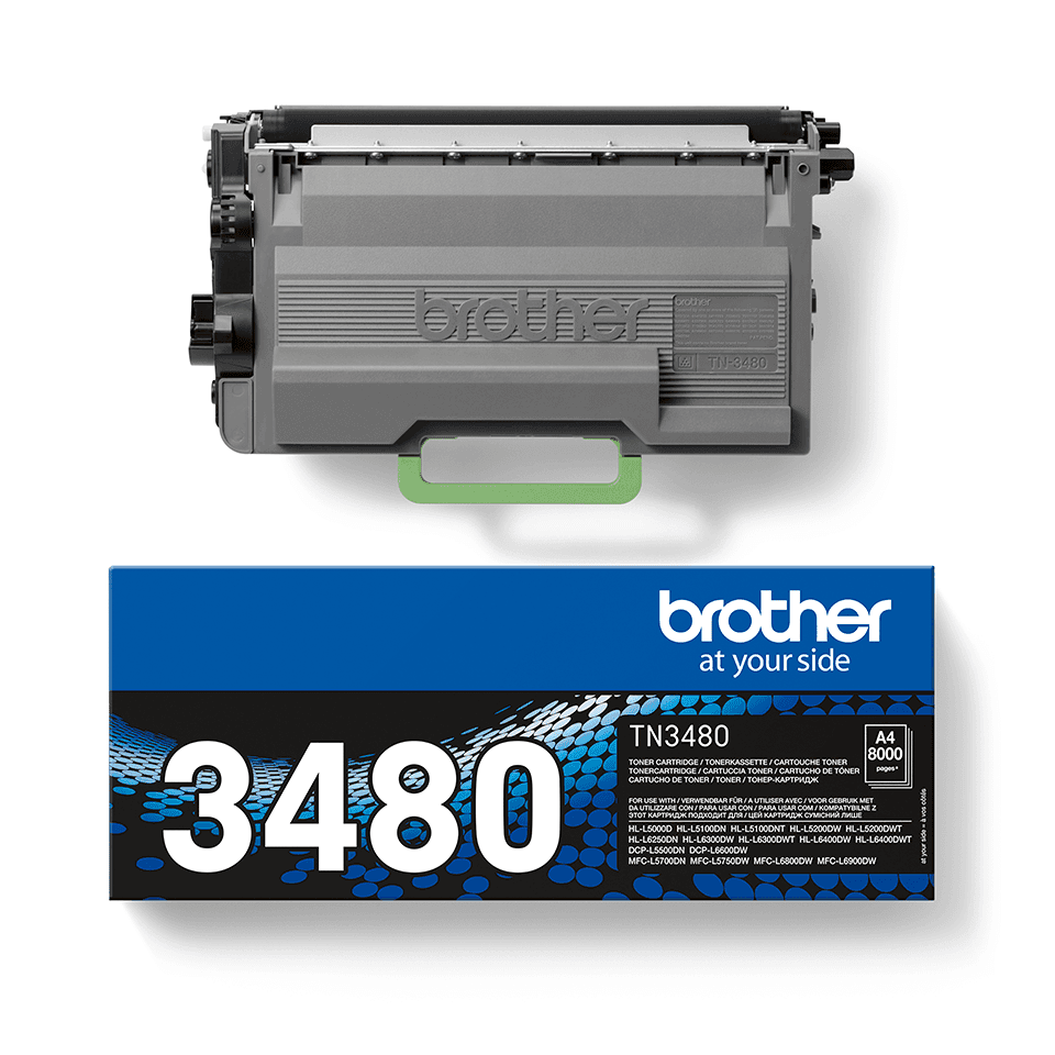 Tonerbild für Brother TN-3480 Tonerkartusche – Schwarz