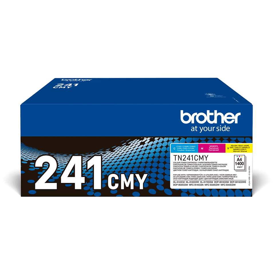 Tonerbild für Brother TN-241CMY Value Pack