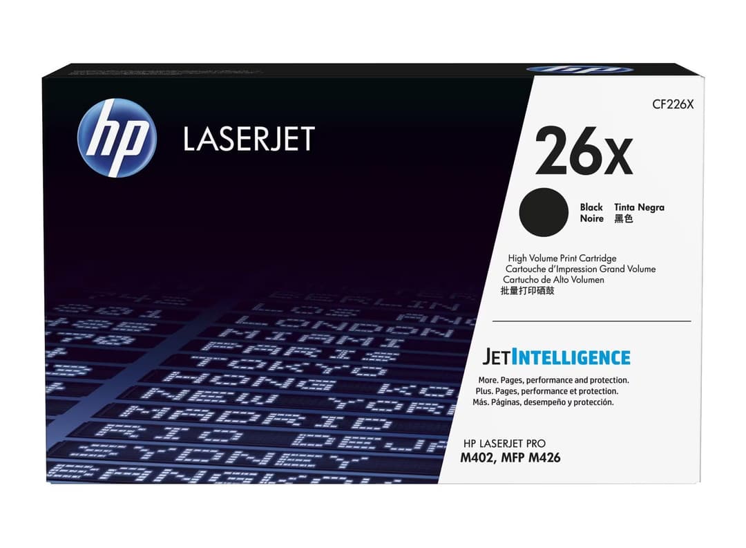Tonerbild für Original HP 26X Schwarz LaserJet Tonerkartusche mit hoher Reichweite