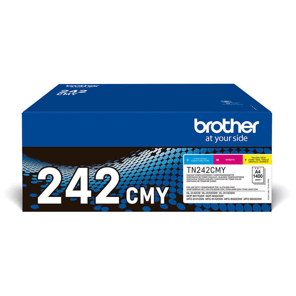 Tonerbild für Brother TN-242CMY Tonerkartuschen Value Pack