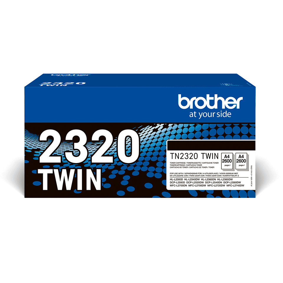 Tonerbild für Brother Twin Pack TN-2320 TWIN Tonerkartuschen – Schwarz