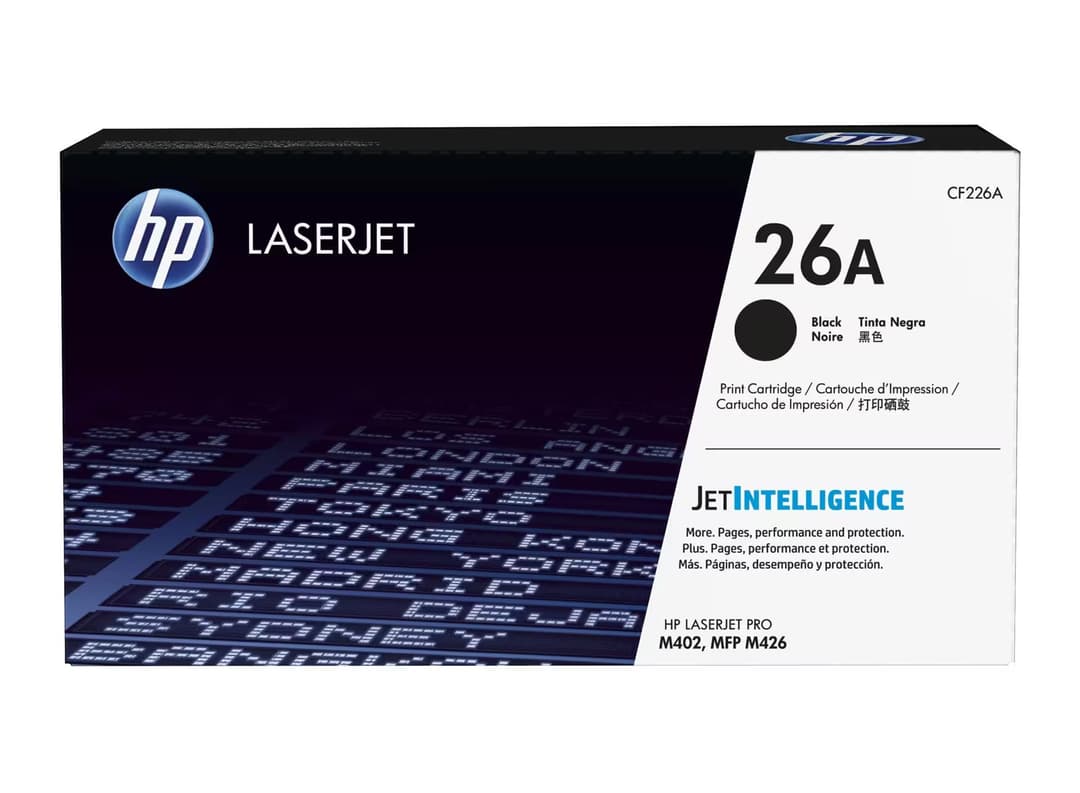 Tonerbild für Original HP 26A Schwarz LaserJet Tonerkartusche